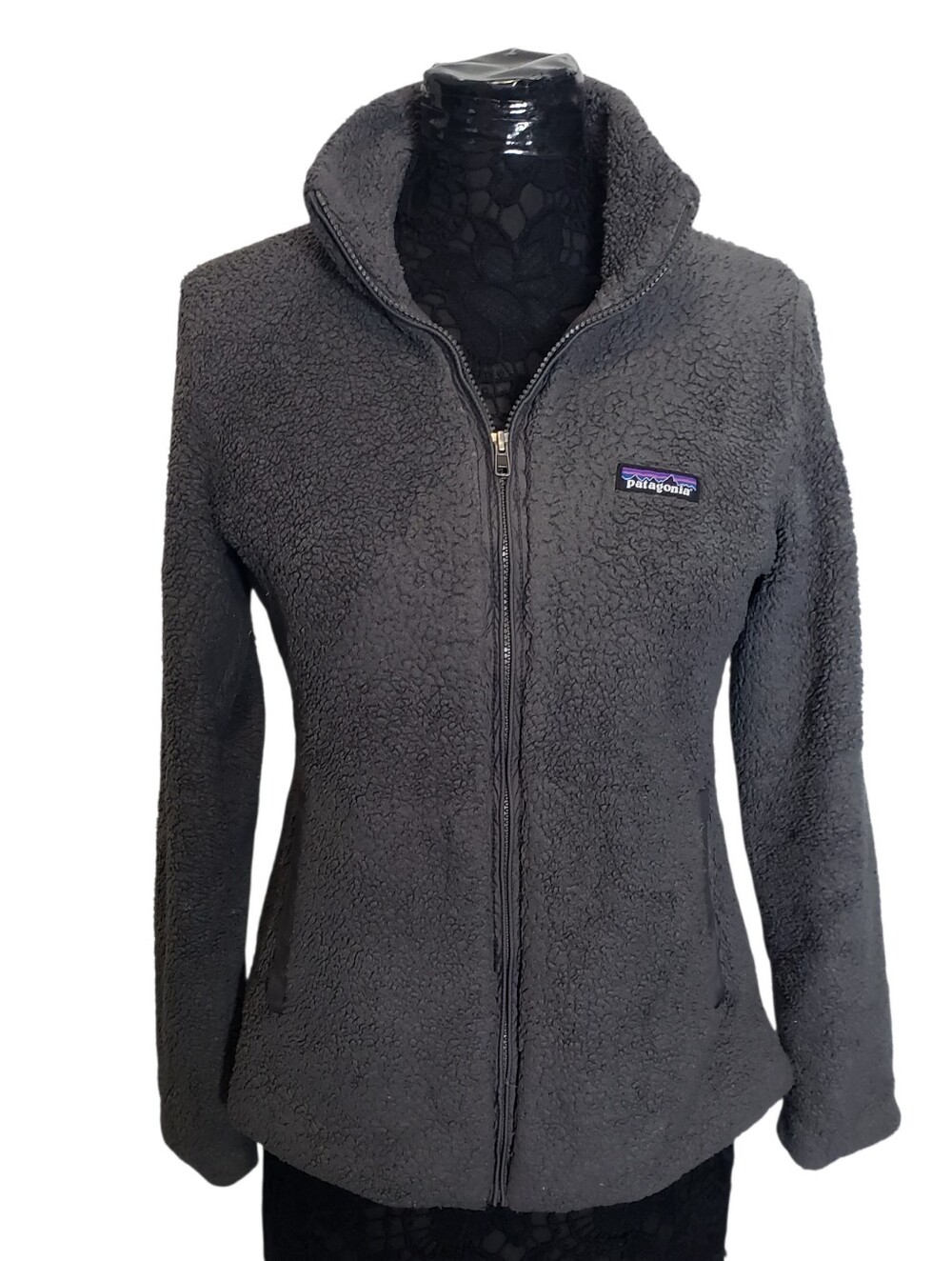 Patagonia Worn Wear Los Gatos Fleece Jacket Women’s Size Medium Gray Cottagecore